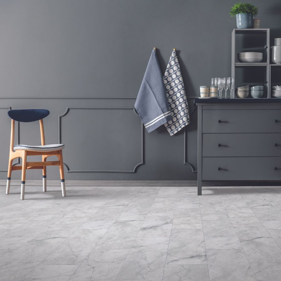 LVT Floors in a modern kitchen