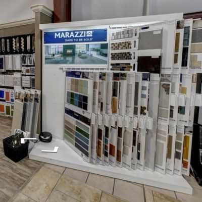 Marazzi backsplash tile display at Tim Hogan's in Southaven, MS
