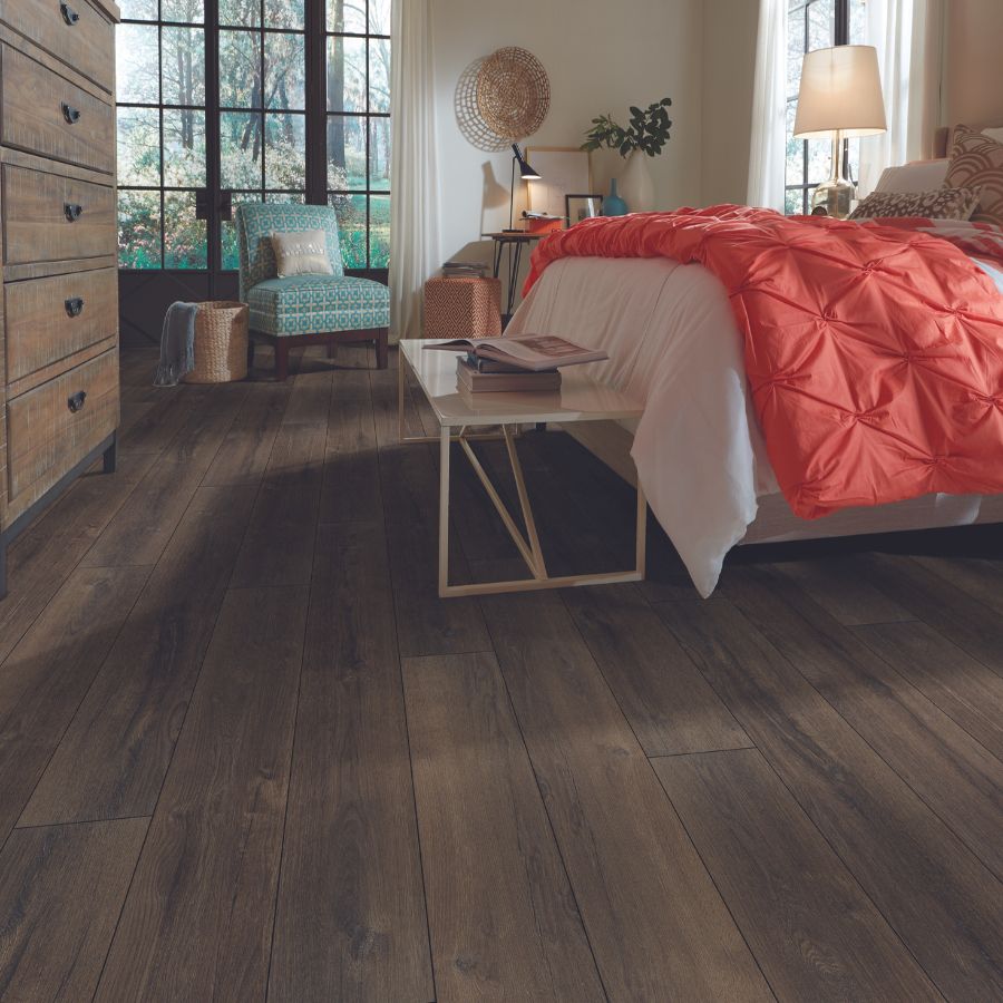 luxury vinyl flooring in bedroom